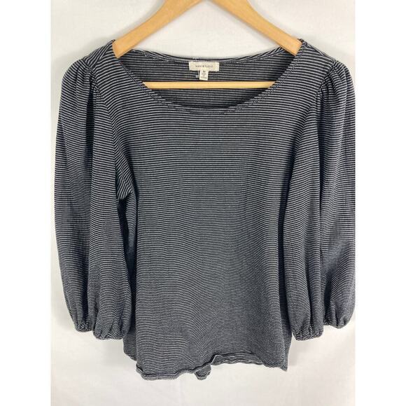 Max Studio Striped Top Size Medium - Picture 1 of 5